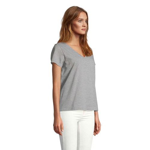 gris chiné REGENT V WOMEN REGENT V WOMEN CAMISETA