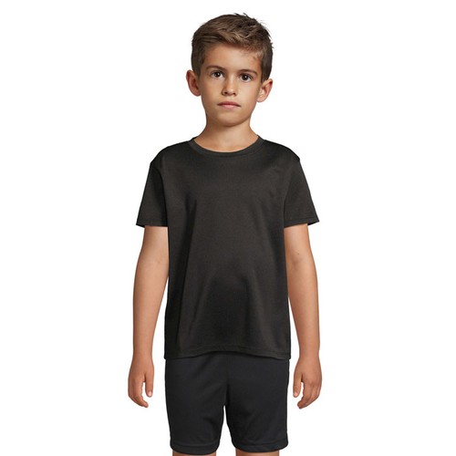 black SPRINT KIDS SPRINT KIDS SPORTS T-SHIRT