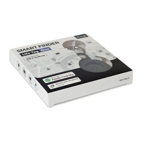 black LIFEMATE IN PU CASE Localizador inteligente