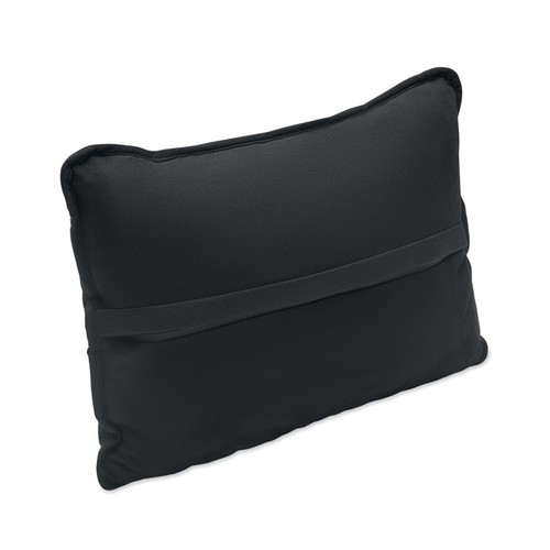 black SUICUSH Cojín de tela de ante