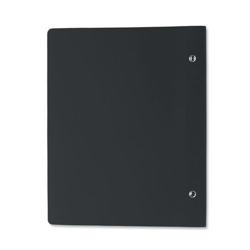 black SPIRABLE Cuaderno A5 recargable de PU
