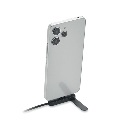 black NIFTY Cable USB-C 60W con soporte