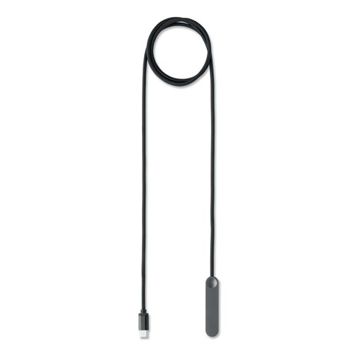 black NIFTY Cable USB-C 60W con soporte