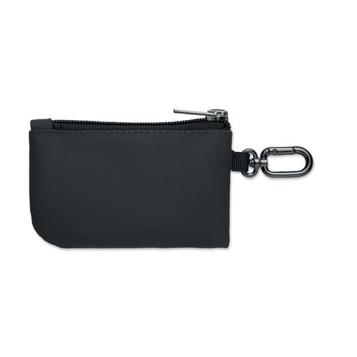 black GUARDO Cartera llavero PU y mosquetón