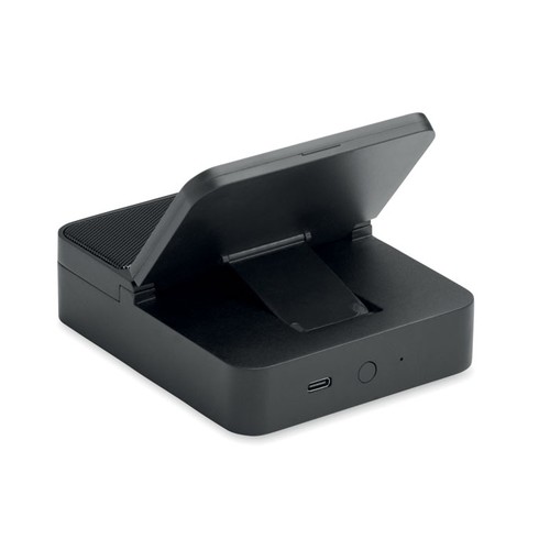 black CHARGEBEAT Altavoz y cargador de 15 W