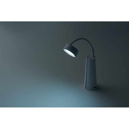 white TORCHLAMP lámpara y linterna 2 en 1