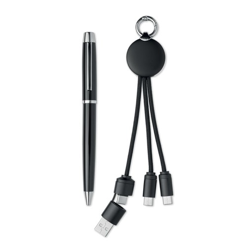 black INTWOS Set de regalo de 2 piezas