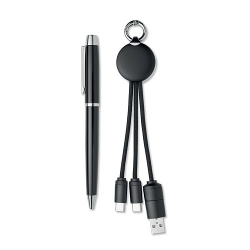 black INTWOS Set de regalo de 2 piezas