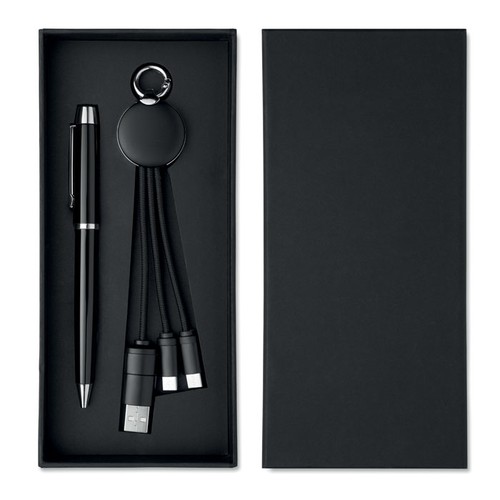 black INTWOS Set de regalo de 2 piezas