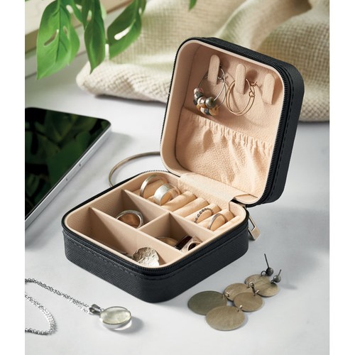 black JULBOX Joyero de viaje PU