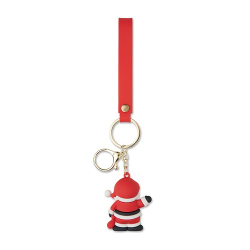 red SANTACHARM Llavero Santa Claus