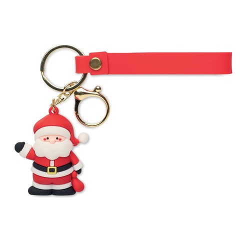 red SANTACHARM Llavero Santa Claus