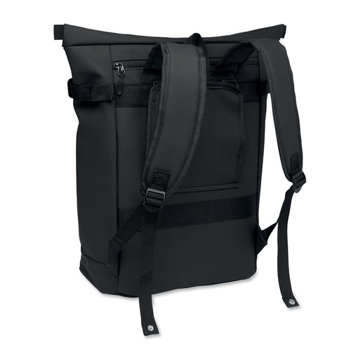 black RIDE BACKPACK Mochila PU para portátil 20L