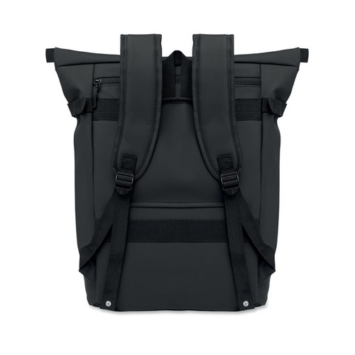 black RIDE BACKPACK Mochila PU para portátil 20L