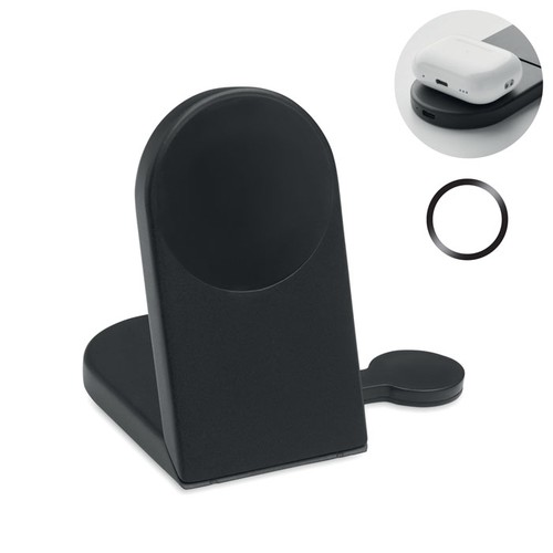 black ELASTI Cargador plegable de 15 W