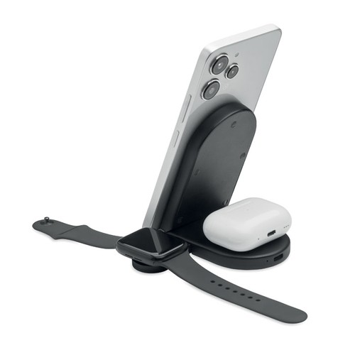 black ELASTI Cargador plegable de 15 W