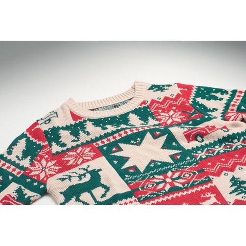 SHIMIS Jersey de punto de Navidad S-M
