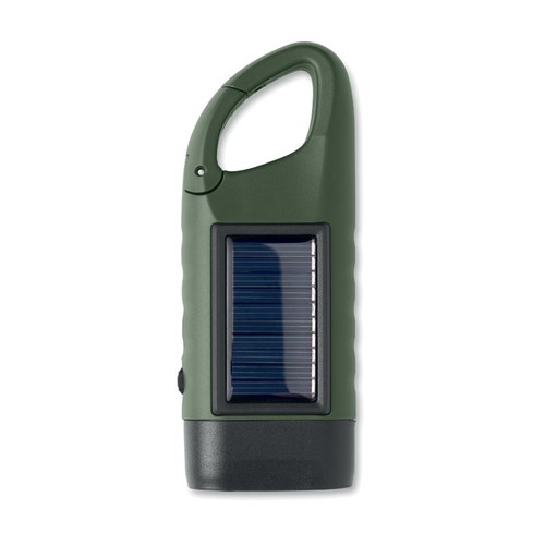 verde oscuro CRANCH Linterna solar dinamo