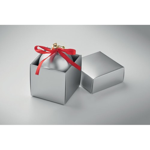 plateado BELLES Bola de Navidad en caja