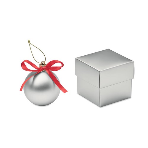 plateado BELLES Bola de Navidad en caja