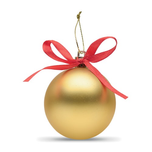 dorado BELLES Bola de Navidad en caja