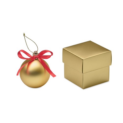 dorado BELLES Bola de Navidad en caja