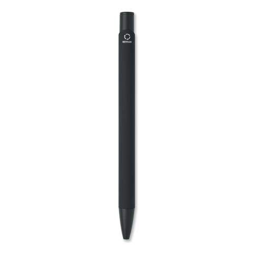 black ESCRI SET Bolígrafo y llavero de PU