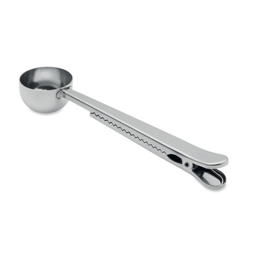 plateado SPOONCOOP Cuchara con clip para bolsa