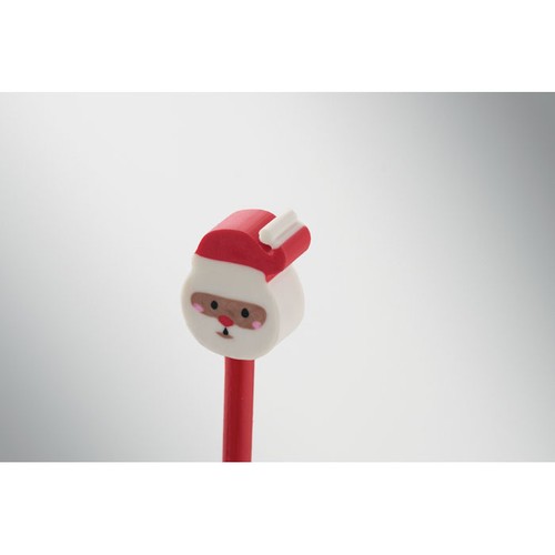 red CLAUS Lápiz Navidad goma de borrar