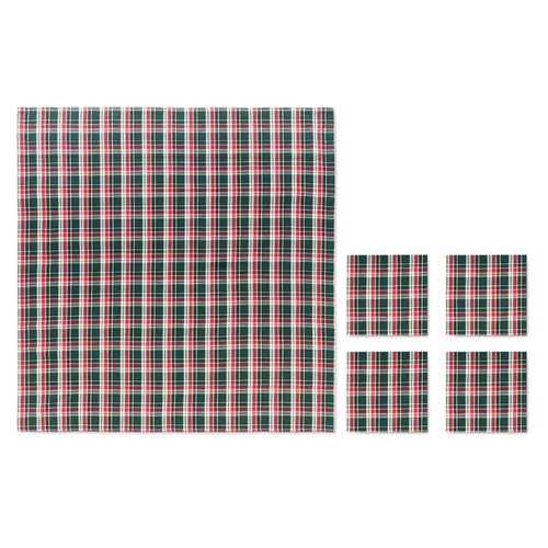 SANTABLE Nappe à carreaux en coton.
