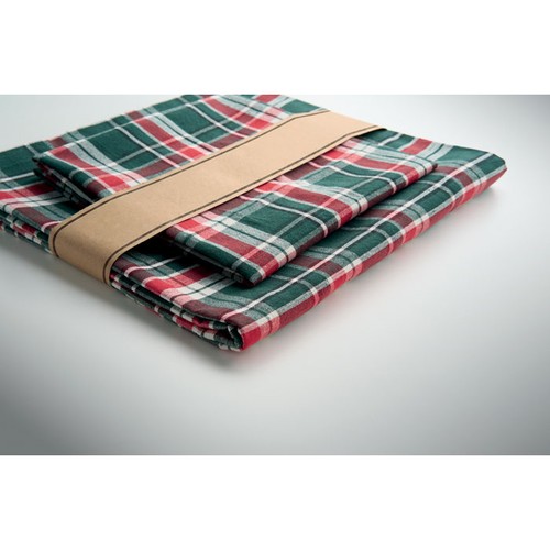 SANTABLE Nappe à carreaux en coton.