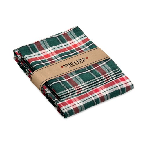 SANTABLE Nappe à carreaux en coton.