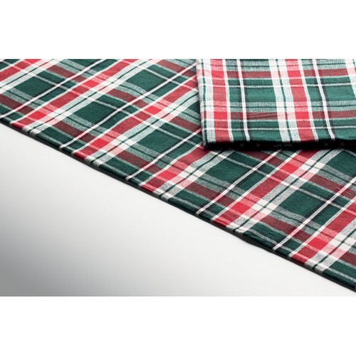 SANTABLE Nappe à carreaux en coton.