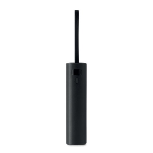 black POWERTUBE Powerbank 5000mAh PD 20W
