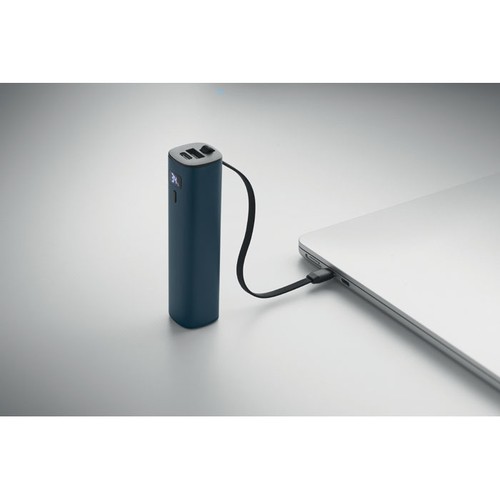 azul marino POWERTUBE Powerbank 5000mAh PD 20W