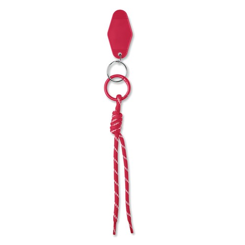 red KEYBRAID Llavero cuerda trenzada