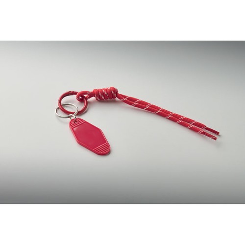 red KEYBRAID Llavero cuerda trenzada