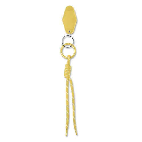 yellow KEYBRAID Llavero cuerda trenzada
