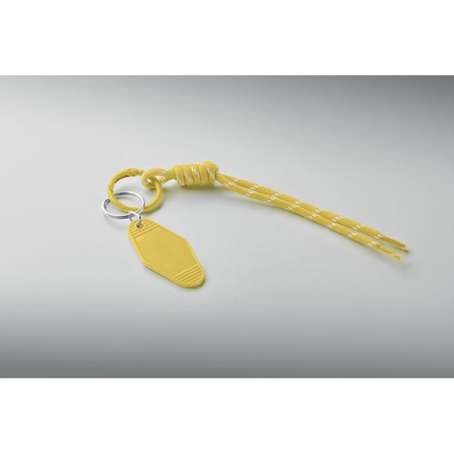 yellow KEYBRAID Llavero cuerda trenzada
