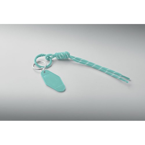 verde menta KEYBRAID Llavero cuerda trenzada