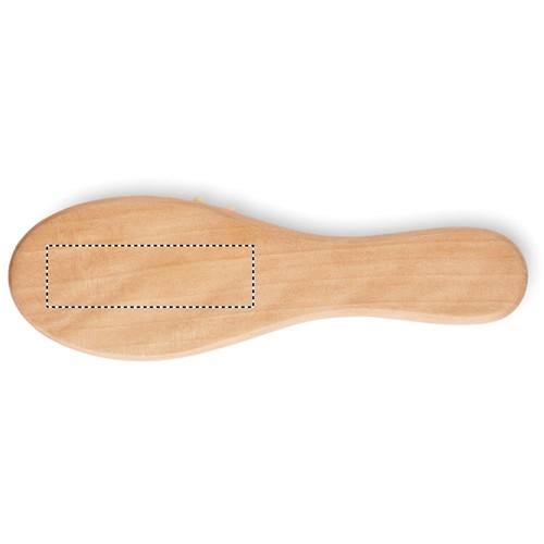 Emplacement de marquage : brosse, dos