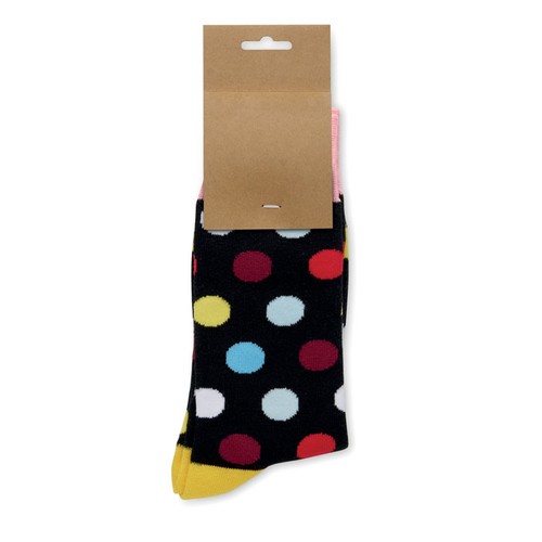 black FUNNY L Calcetines estampados alegres