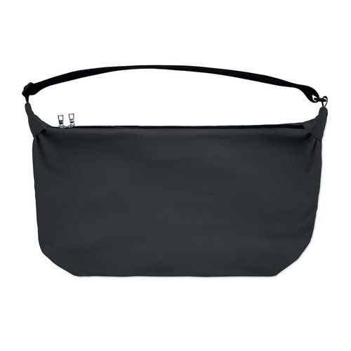 black SLING Bolsa urbana cruzada de nailon