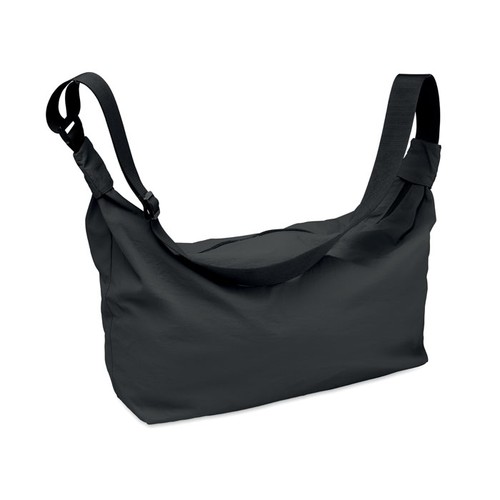 black SLING Bolsa urbana cruzada de nailon