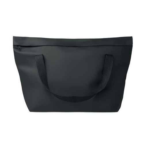 black RIDE TOTE BAG Bolsa de PU para bicicleta 10L