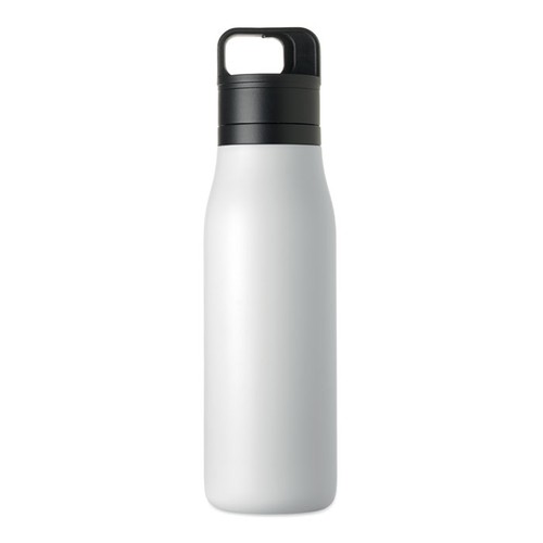 white EMPIRE Botella de doble pared 500 ml