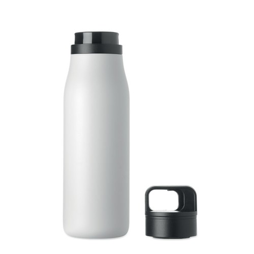 white EMPIRE Botella de doble pared 500 ml