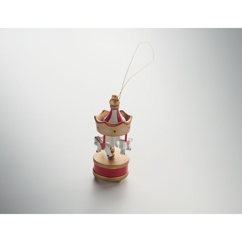 dorado WHIRL Adorno carrusel de madera