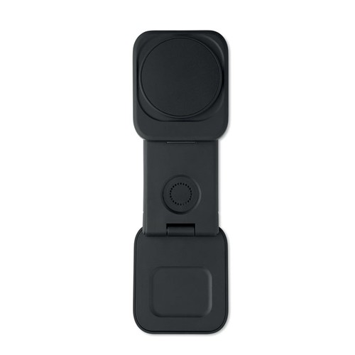 black SATELIT Base de carga plegable 3 en 1