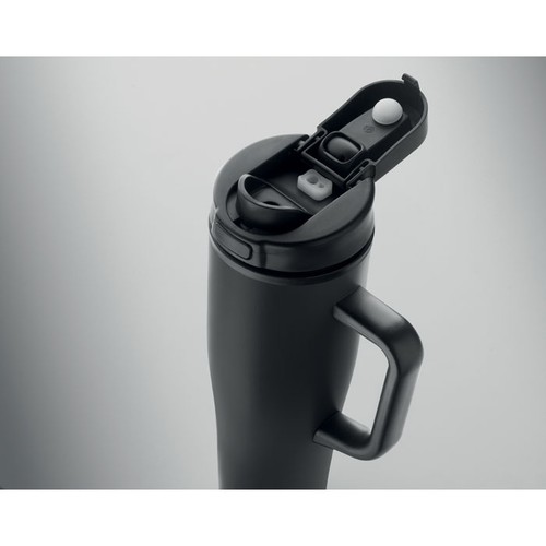 black ATLANTA Vaso de doble pared 900 ml